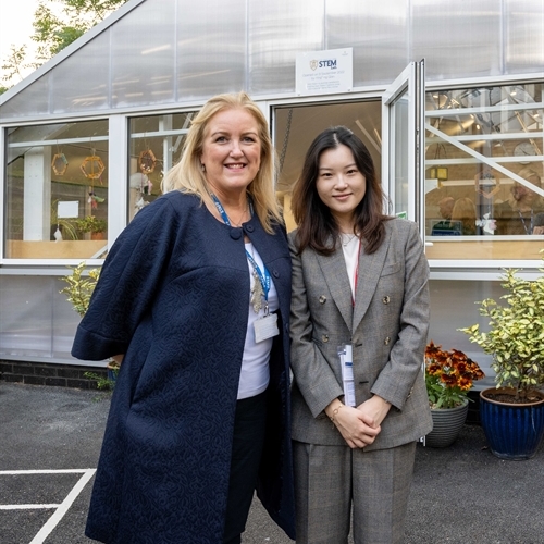 St Mary’s alumna returns to UK to open school’s STEM Lab following donation
