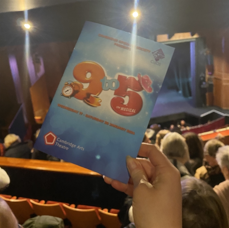 Sixth Form social programme kicks off 2024 with a feel-good musical at the Cambridge Arts Theatre