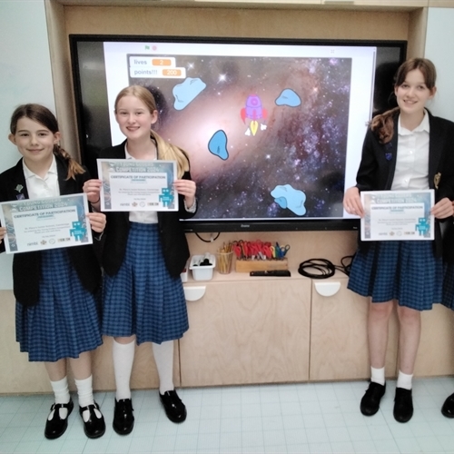 Junior School Young Coders computer game ranked in national  'Top 50'