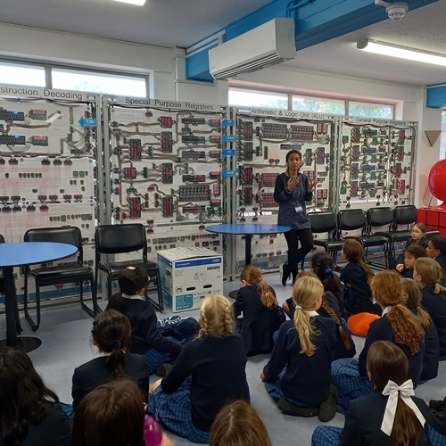 St Mary's Junior School pupils follow in the pioneering footsteps of women in Computer Science