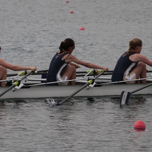 St Mary's rowers put down a strong performance in the Henley Sculls Head