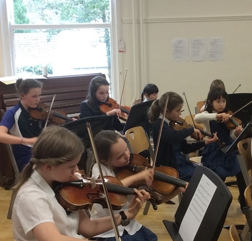 Junior School string players make marvellous music
