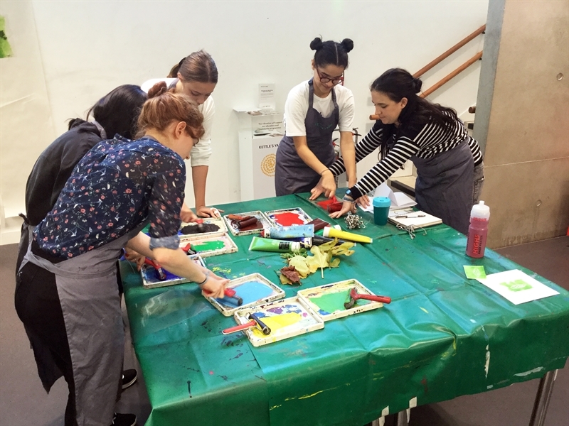 Art Scholars take part in workshops at Kettle's Yard